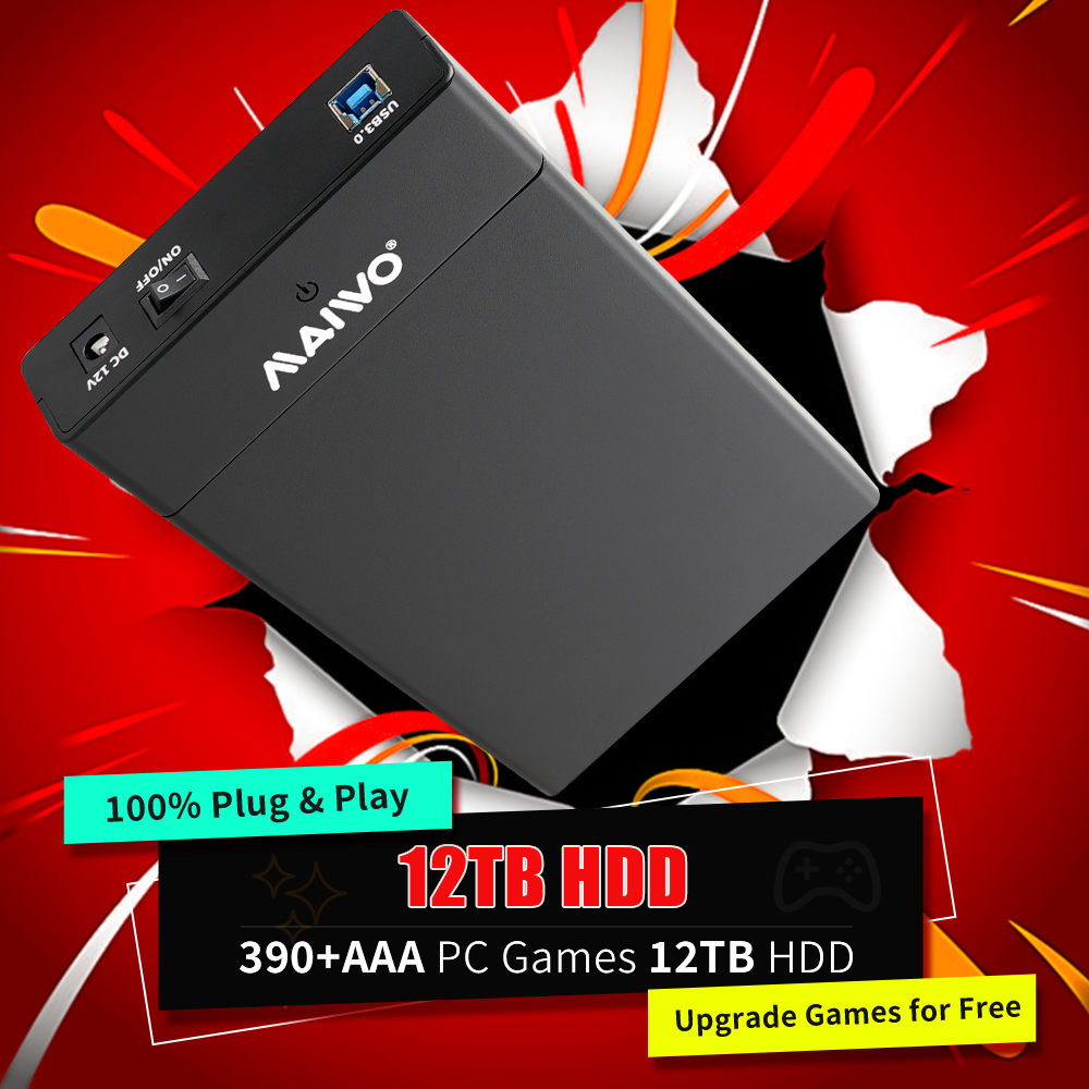 Gaming Console Portable Pc - Playnite System Portable 12TB Gaming HDD