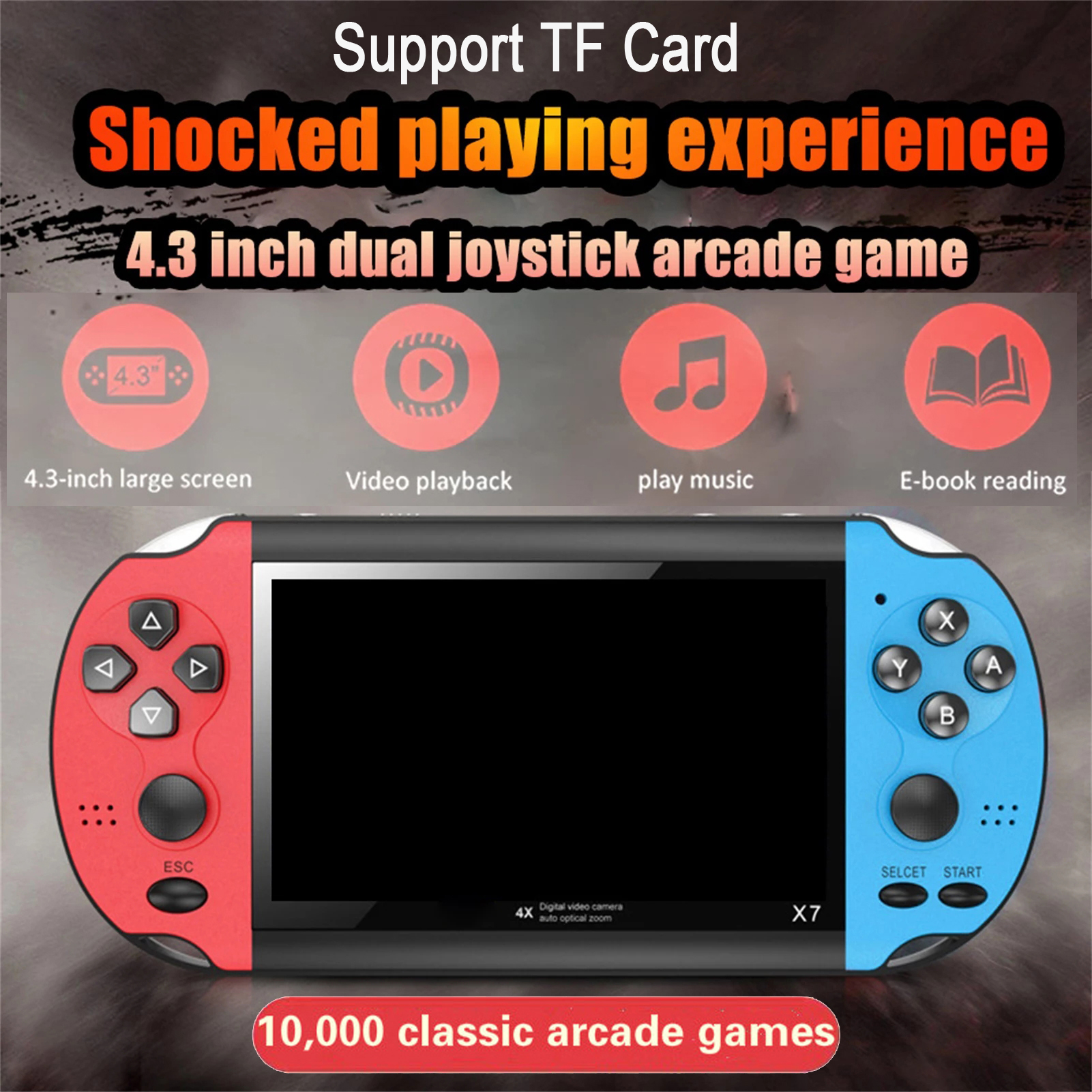 Gaming Console.Emulators - Retro Video Game Console Portable Handheld