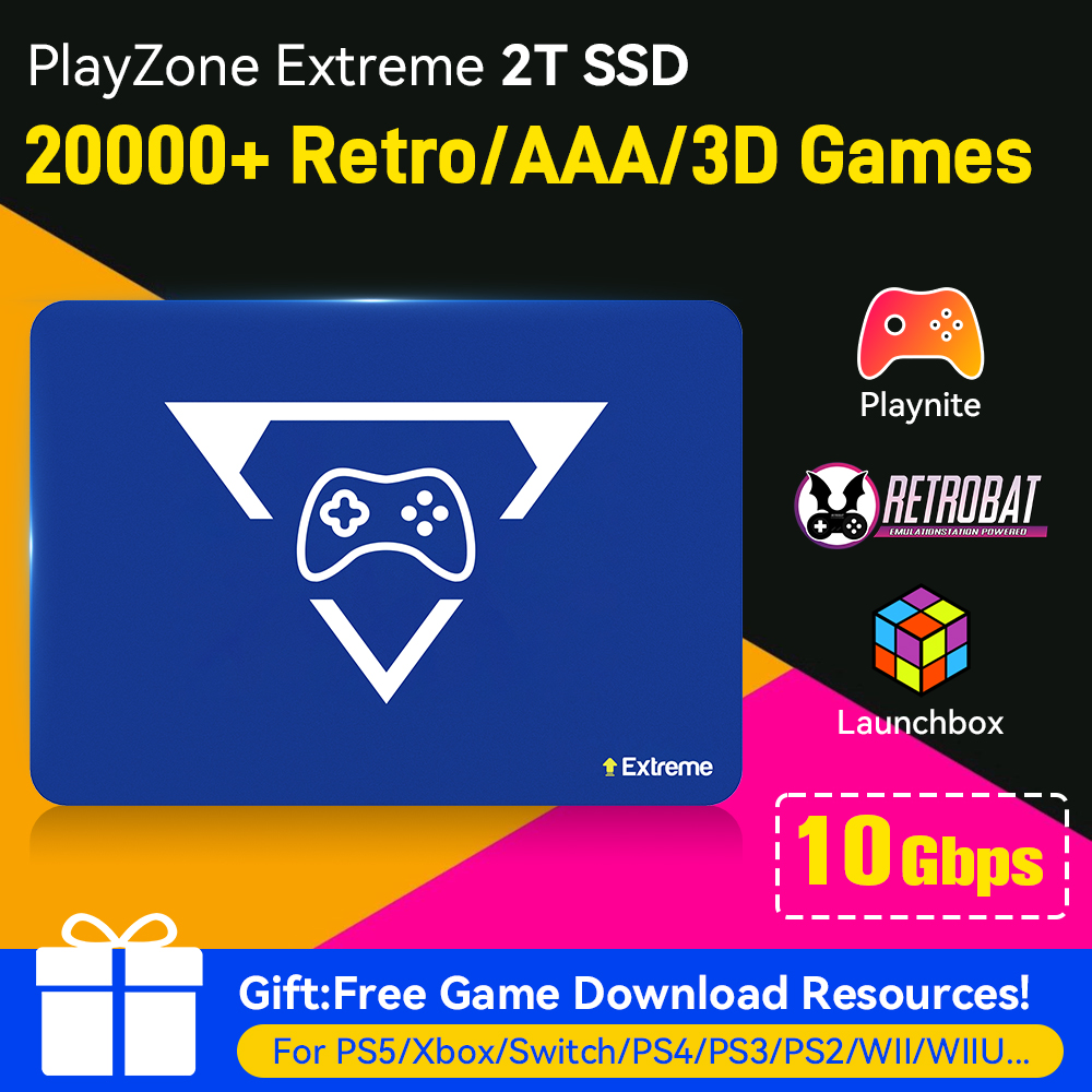 Gaming Console.Emulators - 2TB Gaming Emulation Hard Drive With