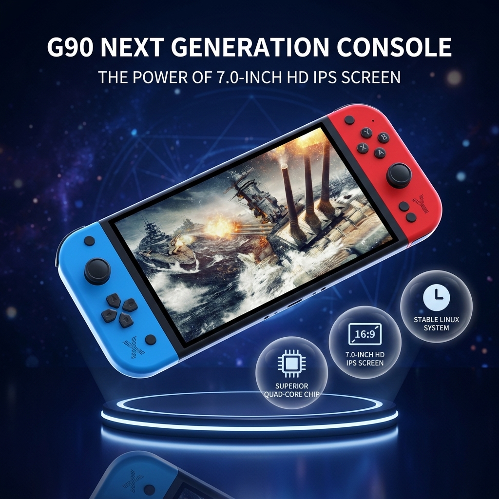 Gaming Console 4 Year Old - New G90 Retro Gaming Handheld Big