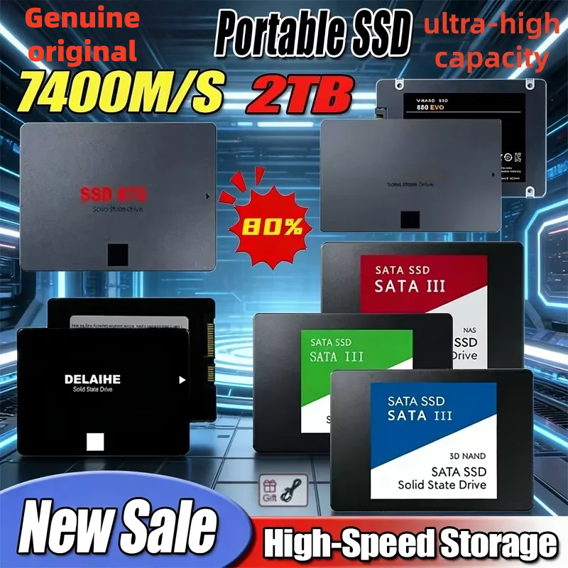 Gaming Console Table - SATA high-speed external portable interface SSD