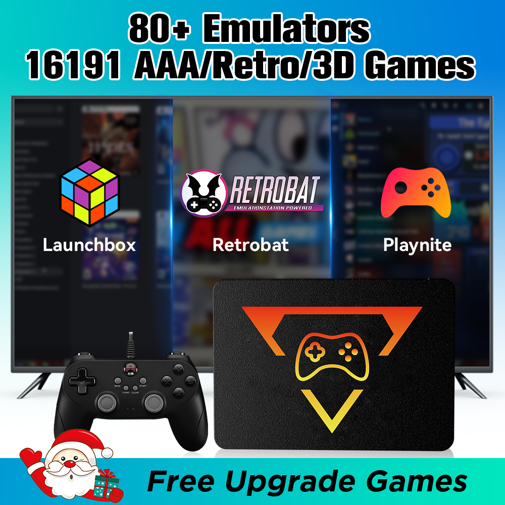 Gaming Console.Emulators - Portable Retro Gaming SSD 80+Emulators for