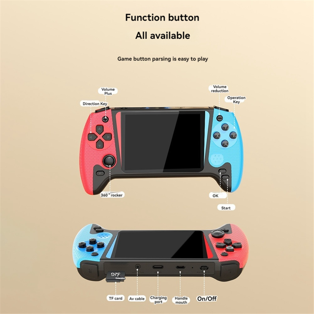 Practical Handheld Video Game  - Gaming Console 4 Year Old avaliação e preço