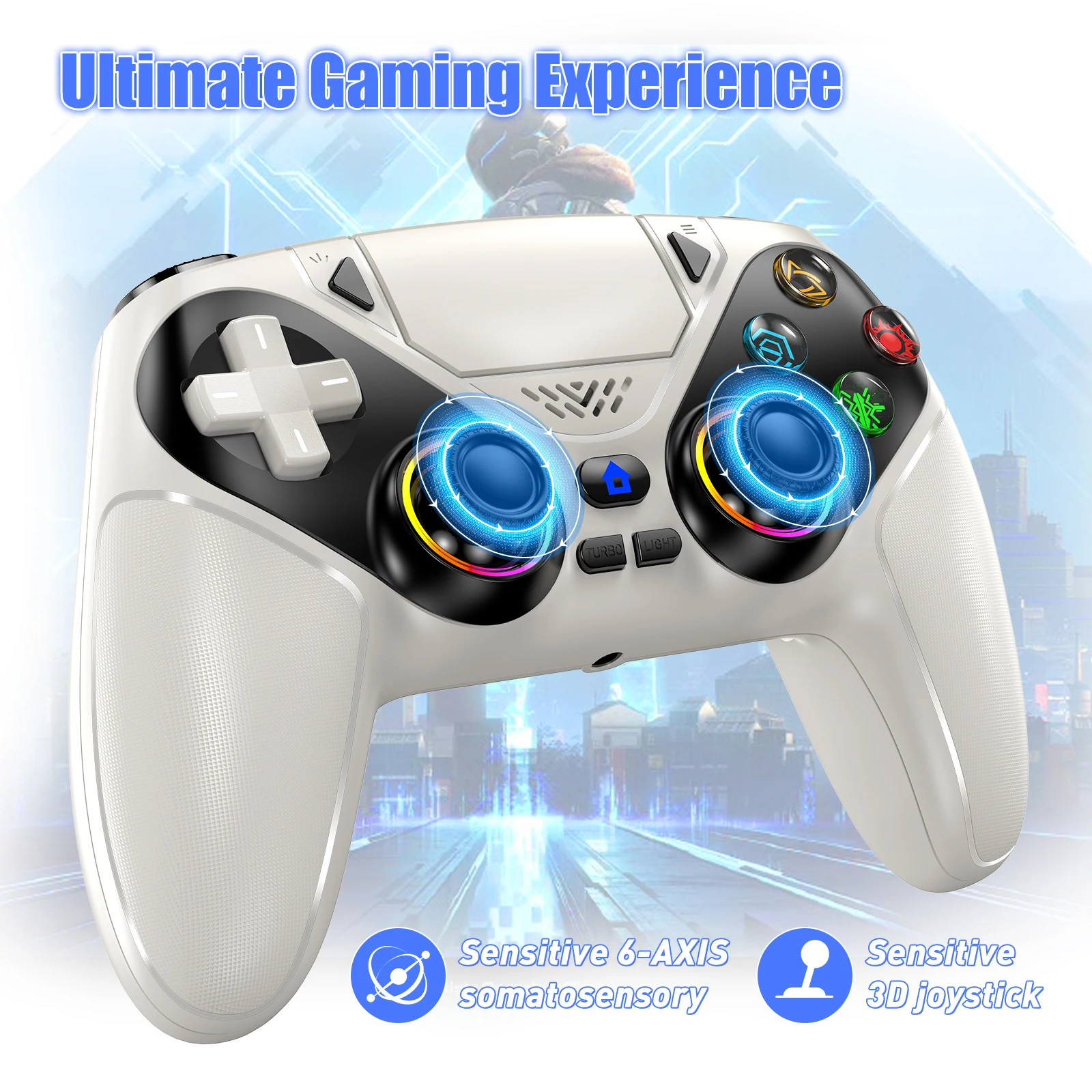 Wireless Controller Gamepad Fo - Gaming Console Portable Pc avaliação e preço