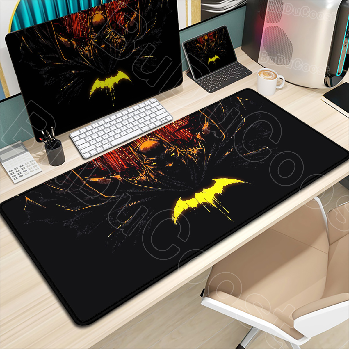 B-Batman Mouse Pad HD Large Ga - Gaming Console Portable Pc avaliação e preço