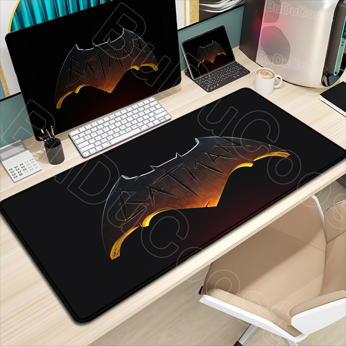 B-Batman Mouse Pad HD Large Ga - Gaming Console Portable Pc avaliação e preço
