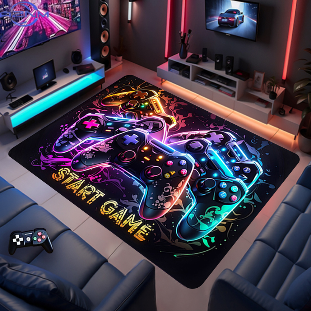 1pc, Living Room Carpet, Game  - Gaming Console Room avaliação e preço