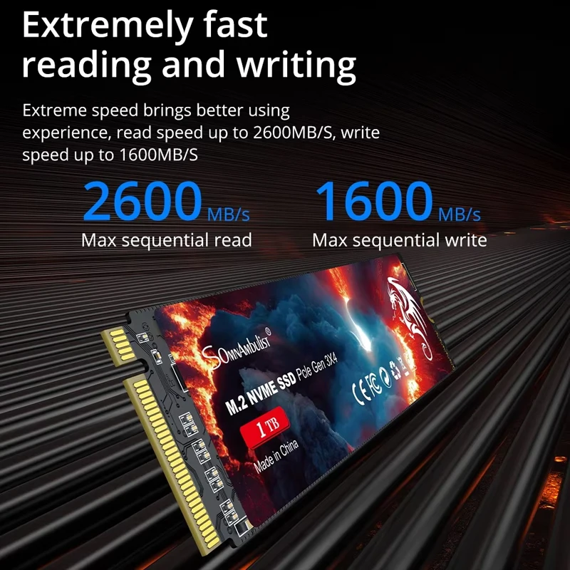 SomnAmbulist SSD M2 NVME 128GB - Gaming Console Table avaliação e preço