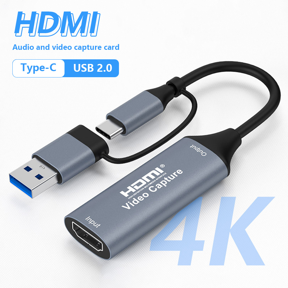 4K 2 in 1 USB 2.0 Video Captur - Gaming Console With Phone avaliação e preço