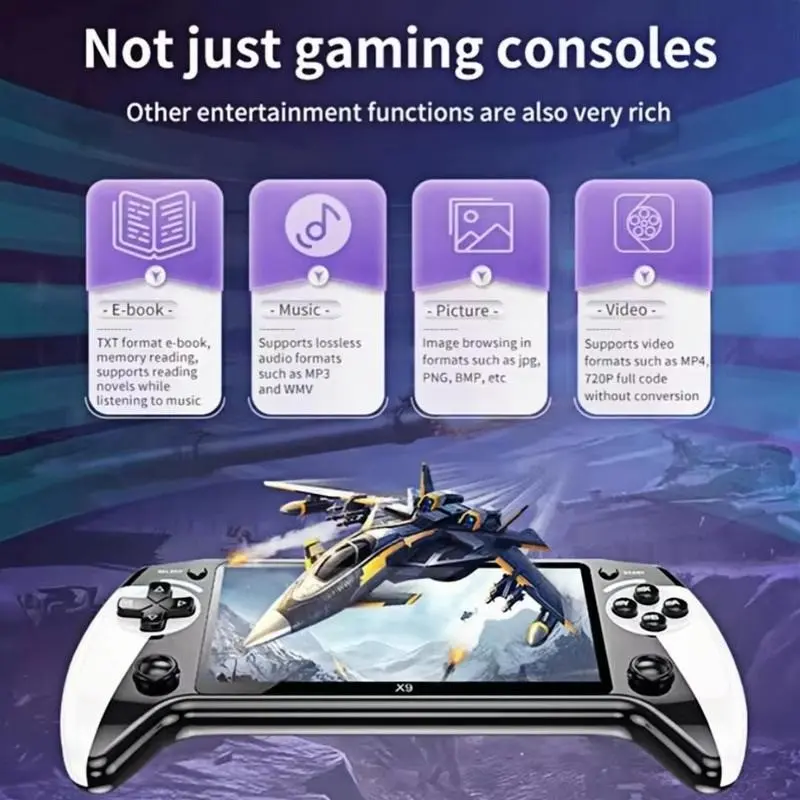 X9 Handheld Game Console, Rech - Gaming Console.Emulators avaliação e preço