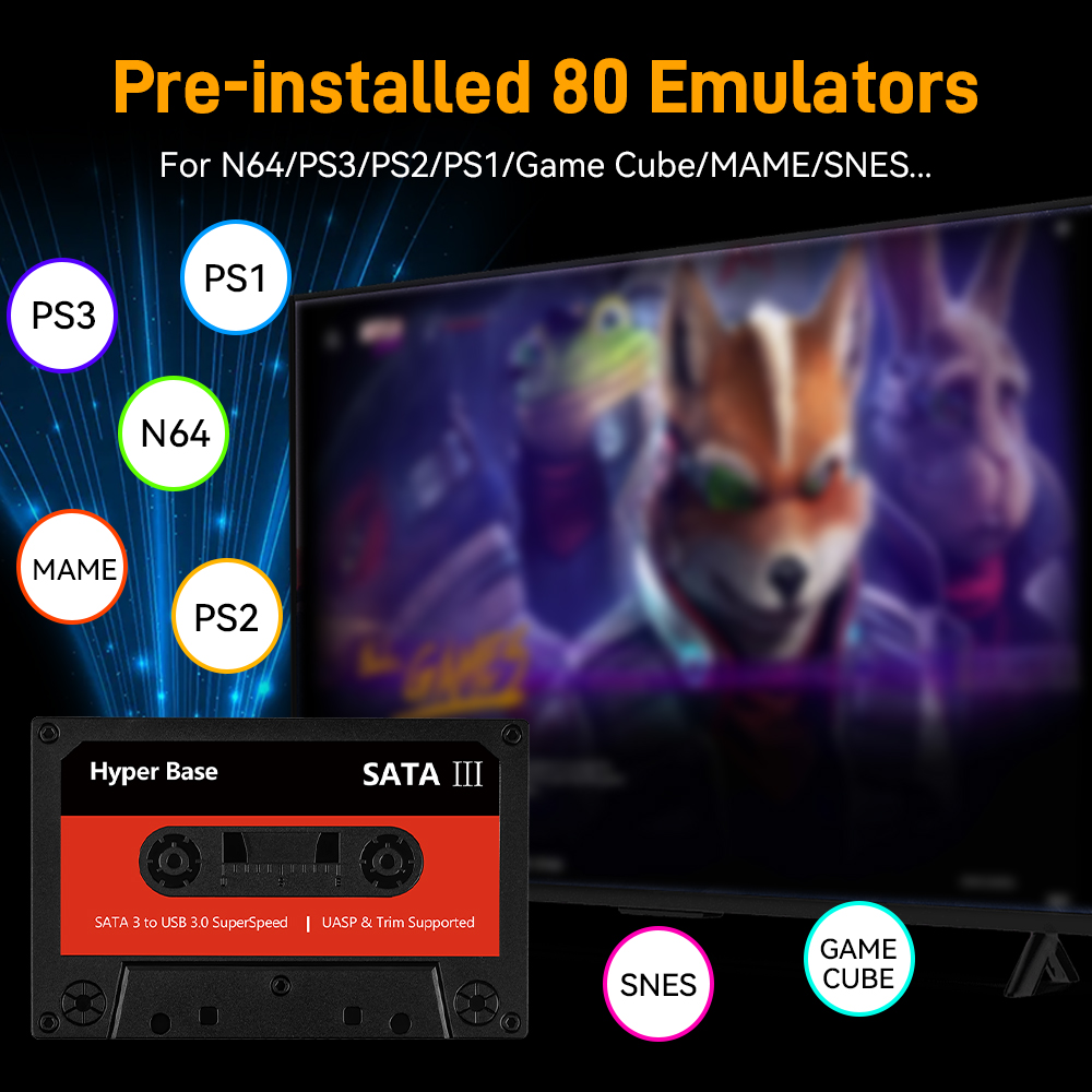 Batocera 500G/2T Emulator Game - Gaming Console.Emulators avaliação e preço