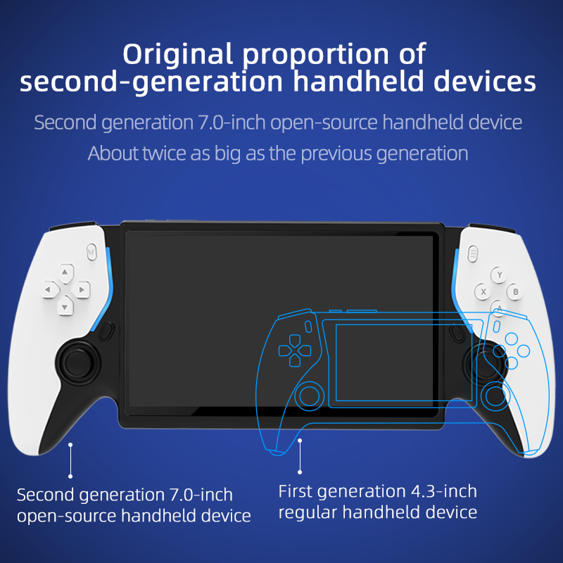 HC8000 Retro Gaming Handheld 7 - Gaming Console.Emulators avaliação e preço