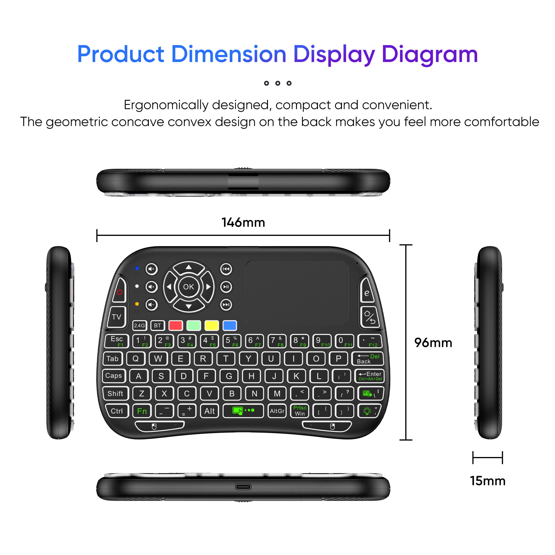 New M9 BT&2.4G Mini Wireless K - Gaming Console For Smart Tv avaliação e preço