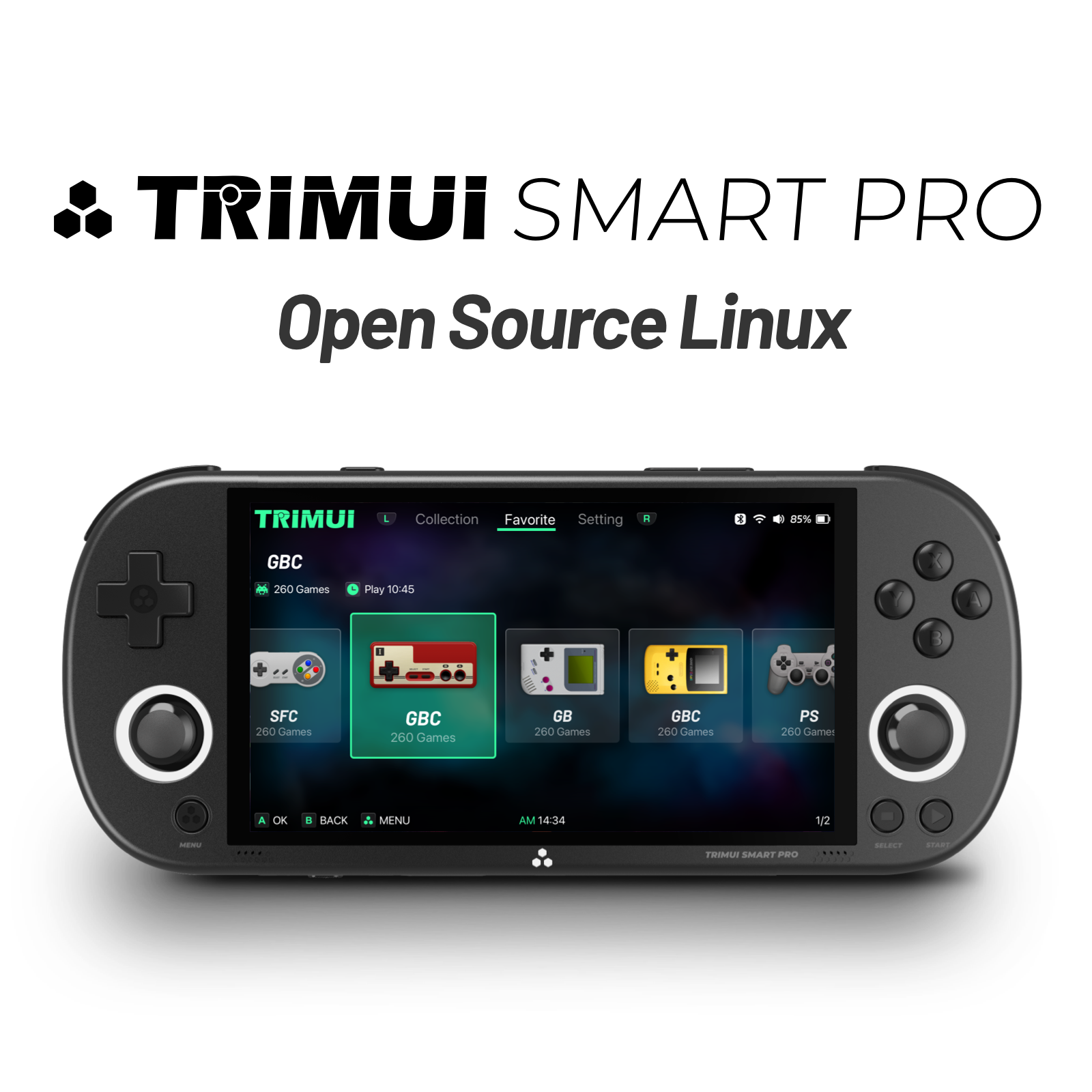 TRIMUI SMART PRO Open Source L - Gaming Console.Emulators avaliação e preço