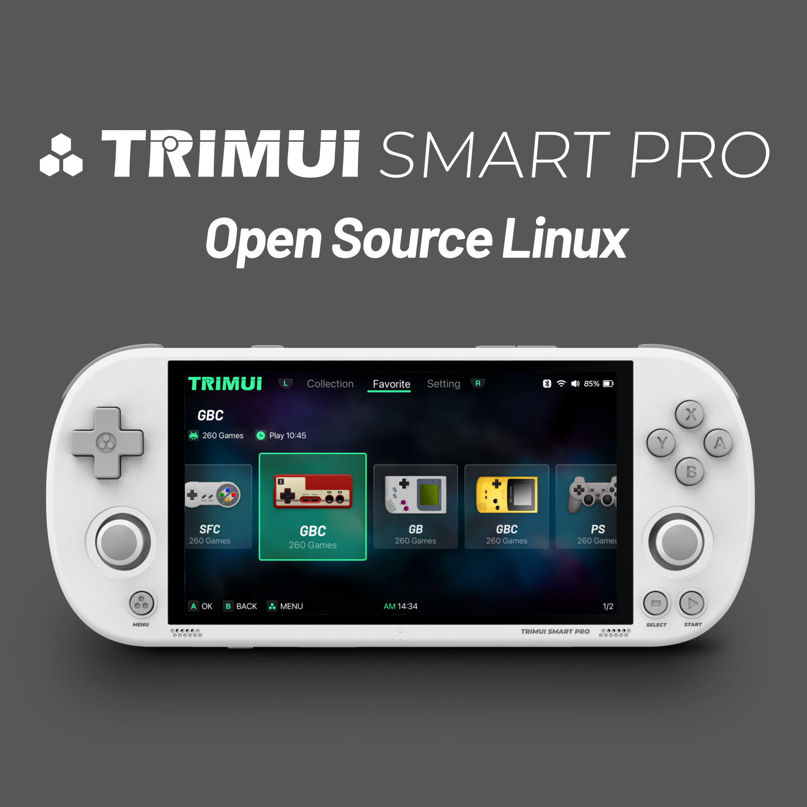 TRIMUI SMART PRO Open Source L - Gaming Console.Emulators avaliação e preço