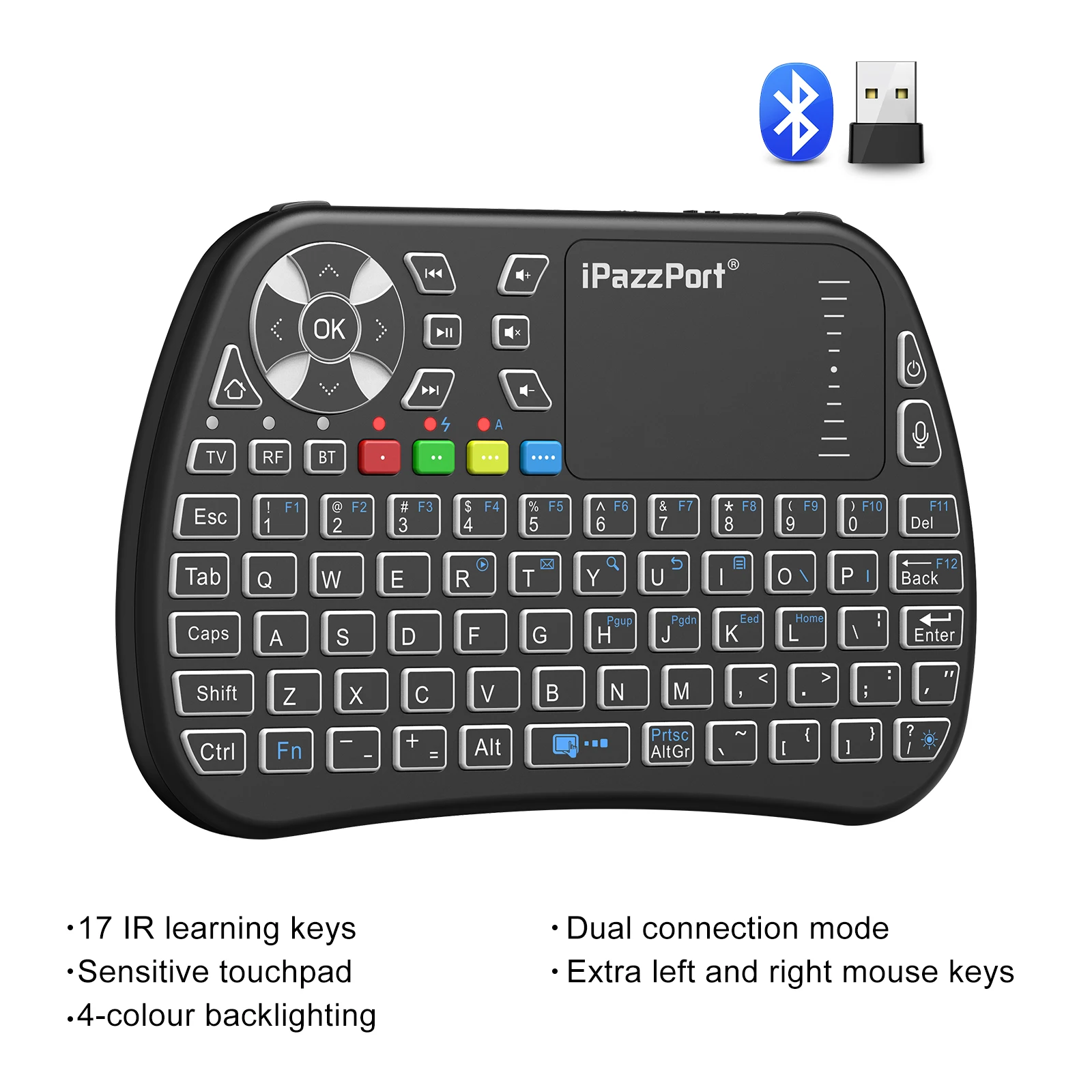 iPazzPort Bluetooth mini Keybo - Gaming Console For Smart Tv avaliação e preço