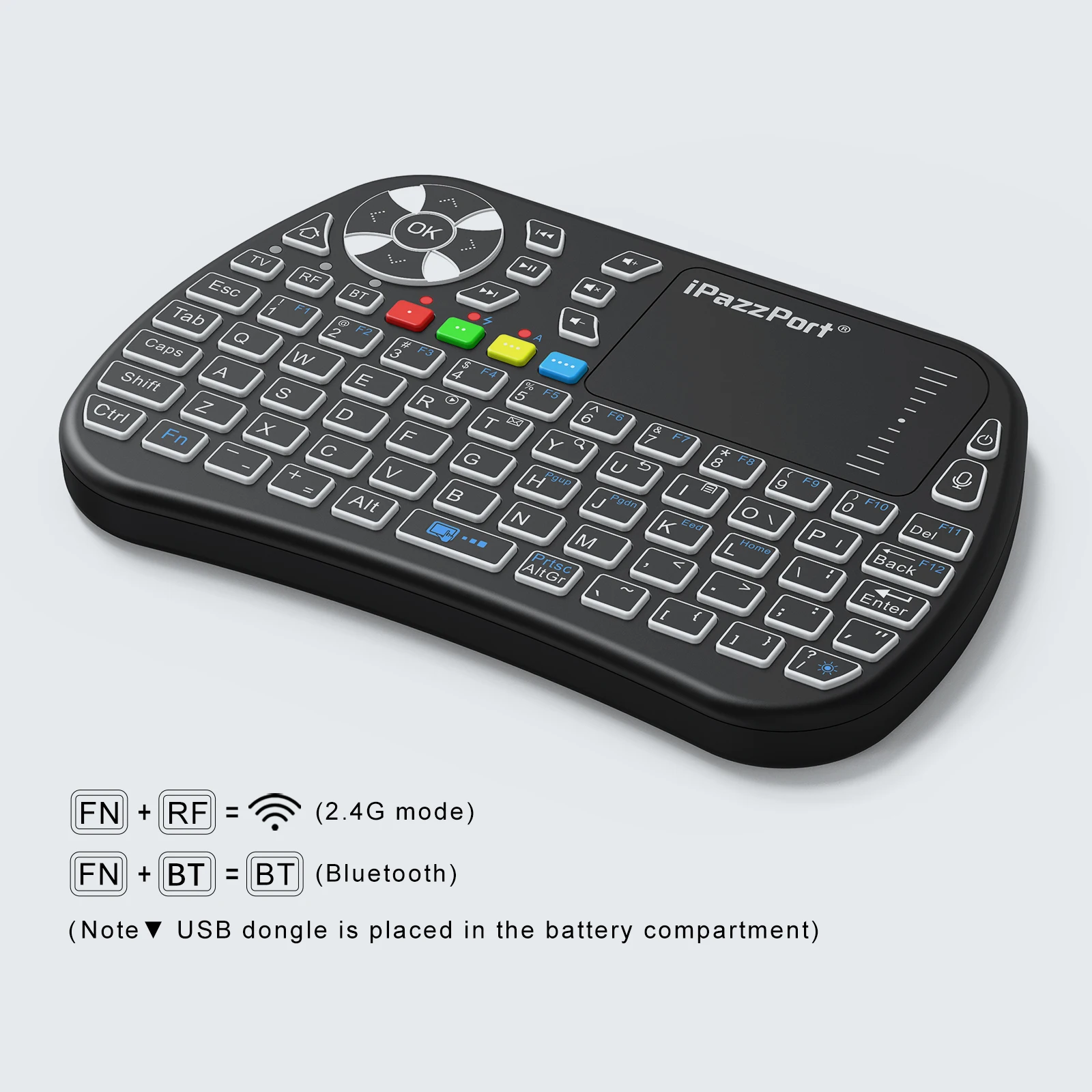 iPazzPort Bluetooth mini Keybo - Gaming Console For Smart Tv avaliação e preço