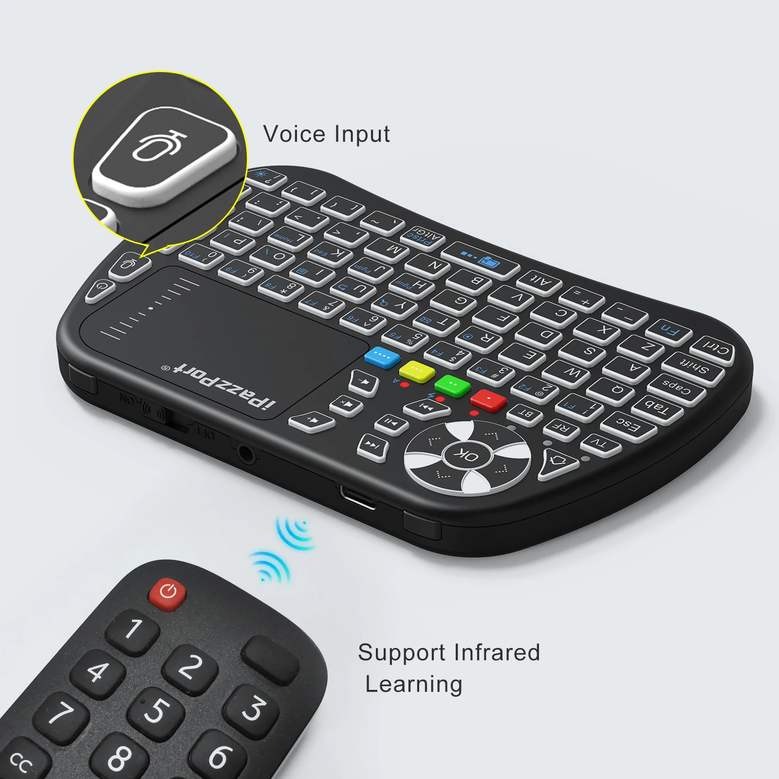 iPazzPort Bluetooth mini Keybo - Gaming Console For Smart Tv avaliação e preço