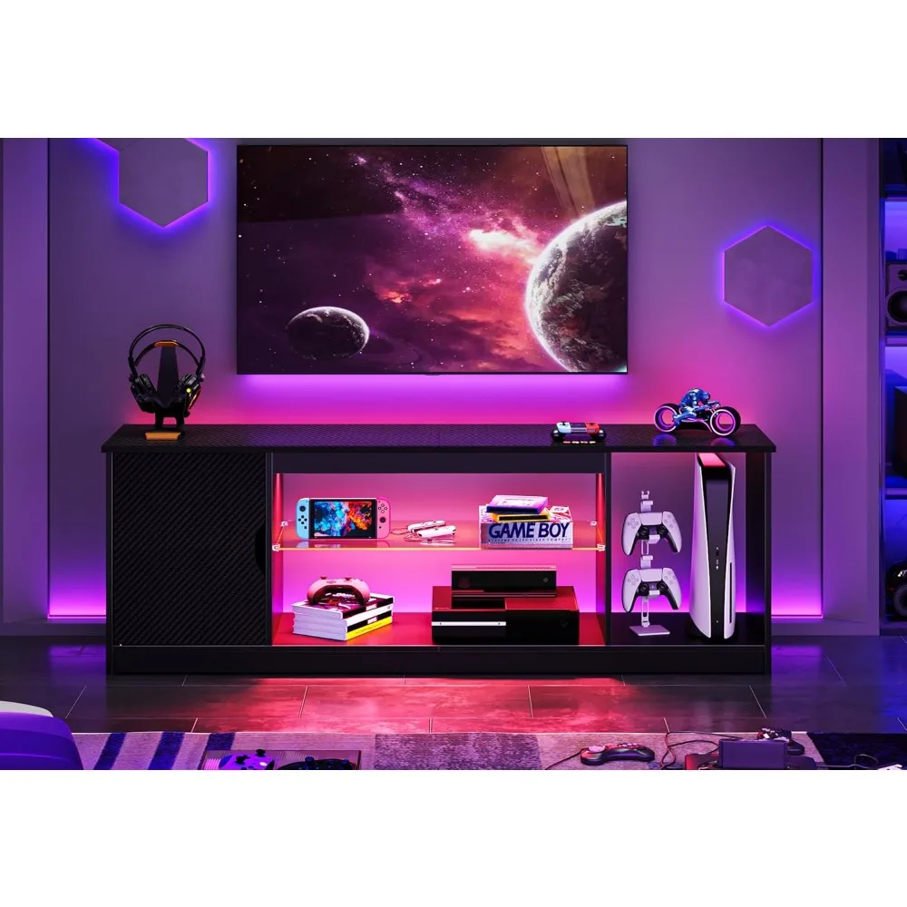 Bestier Led Entertainment Cent - Gaming Console Room avaliação e preço