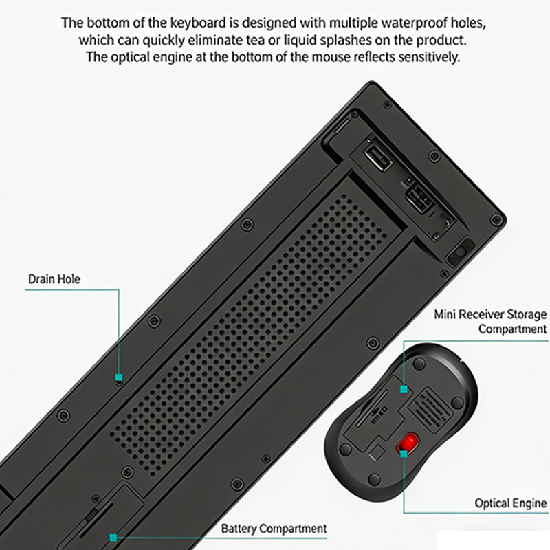 2.4GHz Wireless Keyboard Mouse - Gaming Console For Smart Tv avaliação e preço