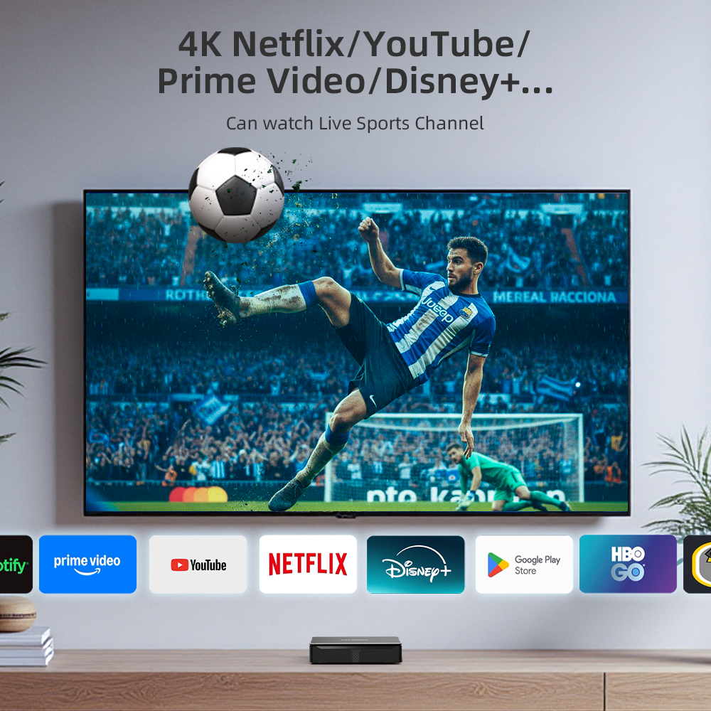 MECOOL New Android TV Box MEon - Gaming Console For Smart Tv avaliação e preço