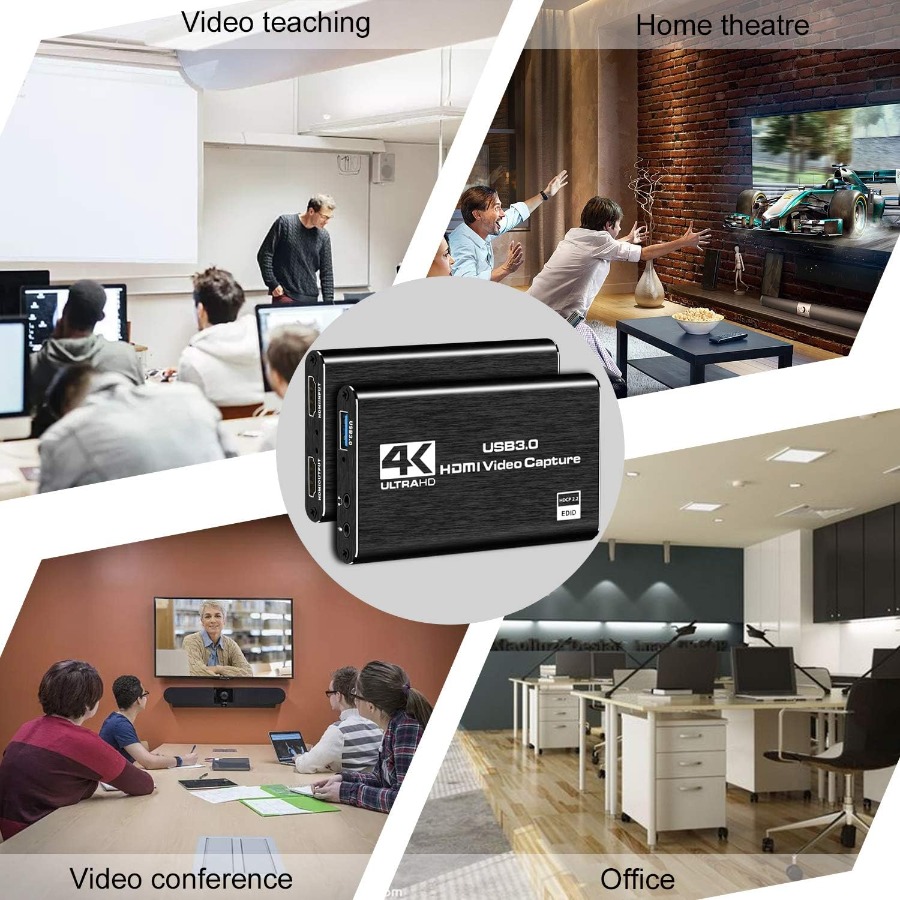 4K USB 3.0 Video Capture Card  - Gaming Console With Phone avaliação e preço