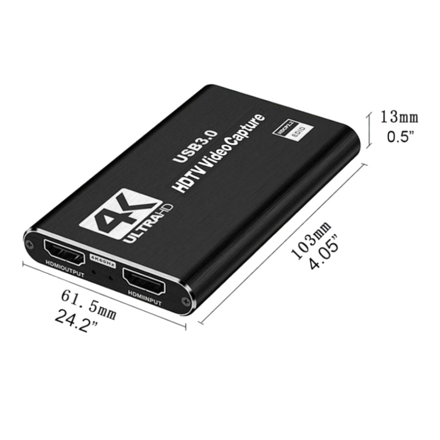 4K USB 3.0 Video Capture Card  - Gaming Console With Phone avaliação e preço