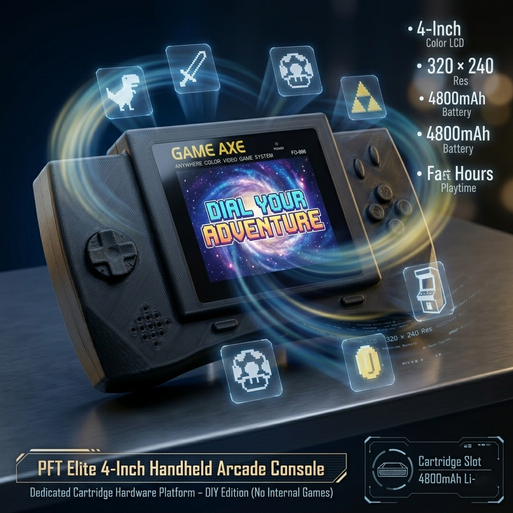 PFT Elite 4-Inch Handheld Arca - Gaming Console Retro avaliação e preço