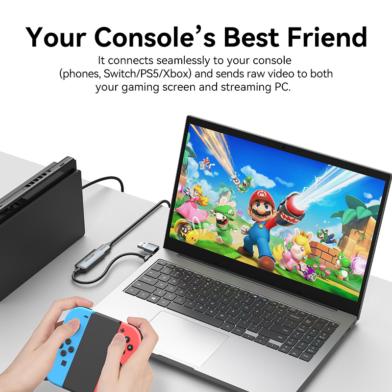 Vention Video Capture Card 4K  - Gaming Console With Phone avaliação e preço