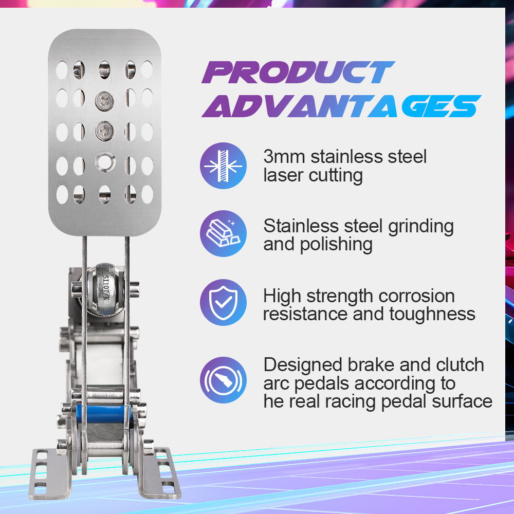 SimRuito Sim Racing LoadCell P - Racing Pedal Set avaliação e preço