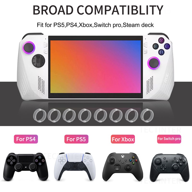 8pcs Elastic Protective Joysti - Gaming Console With Phone avaliação e preço