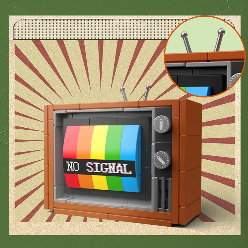 Retro DIY Building Blocks TV R - Gaming Console Free avaliação e preço