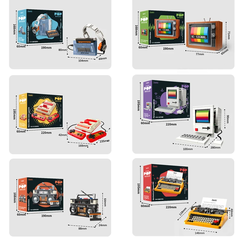 Retro DIY Building Blocks TV R - Gaming Console Free avaliação e preço