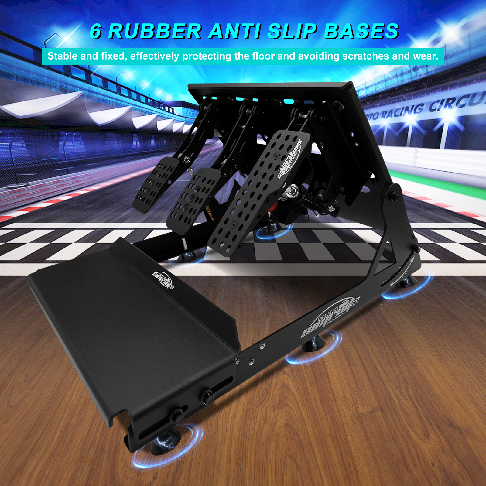 SimRuito Driving Simulator Ped - Racing Pedal Set avaliação e preço