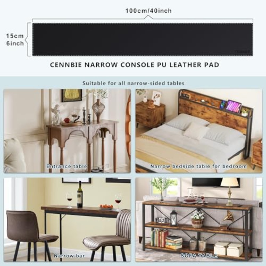 Console Table Leather Cover -  - Gaming Console Table avaliação e preço
