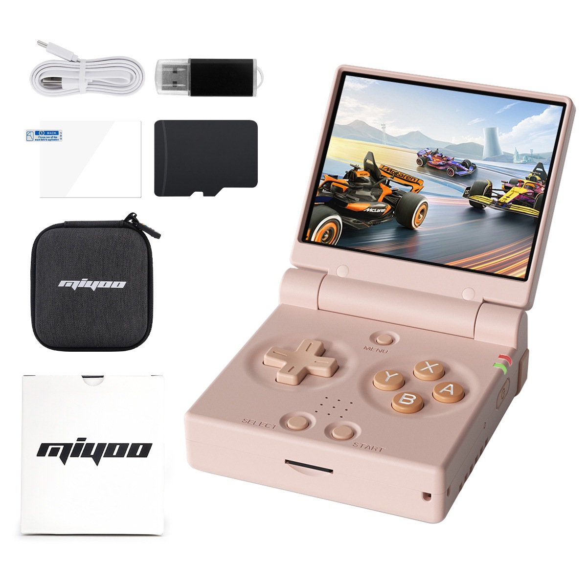 MIYOO Mini Flip Retro Custom H - Gaming Console.Emulators avaliação e preço