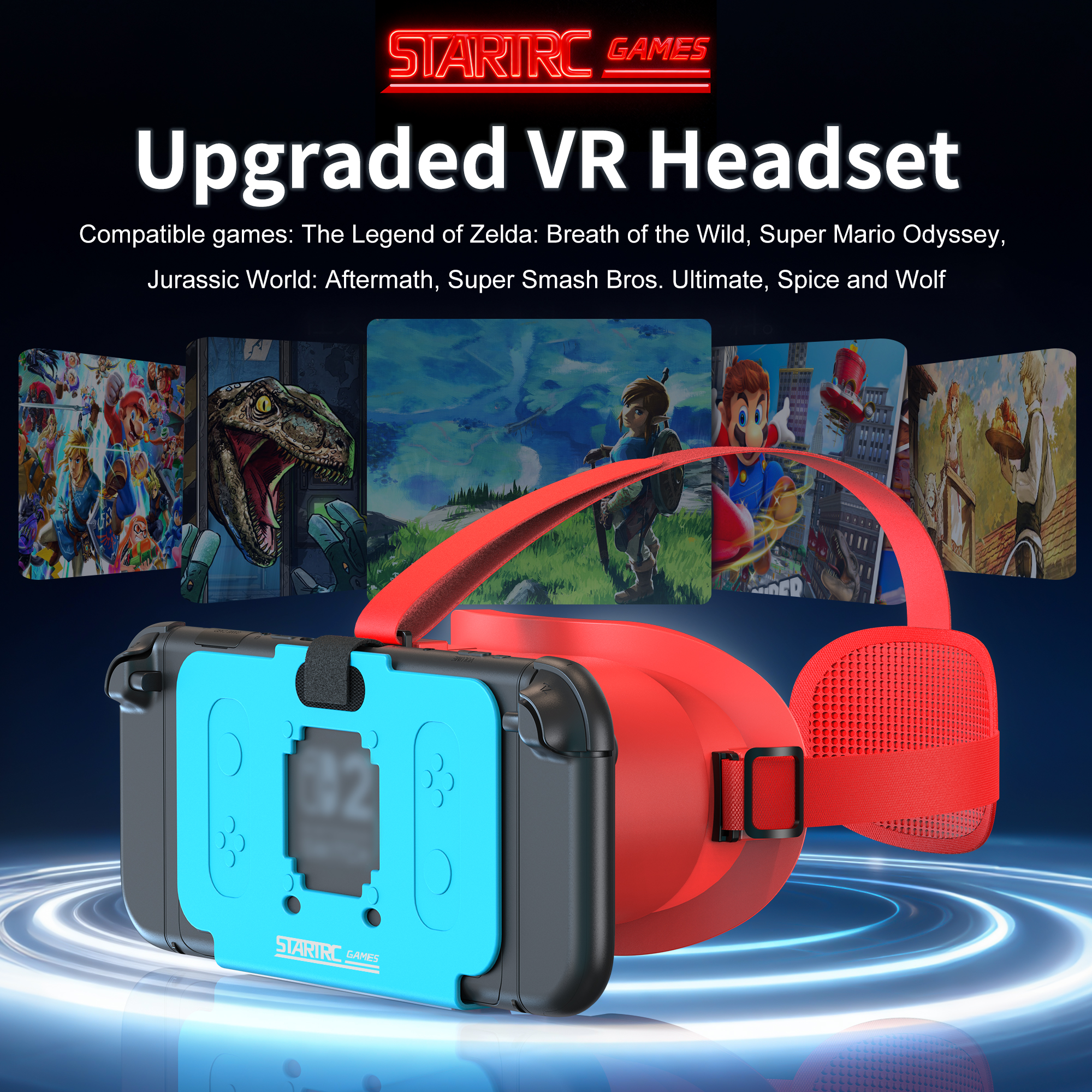 Upgraded VR Headset for Ninten - Gaming Console Headset avaliação e preço