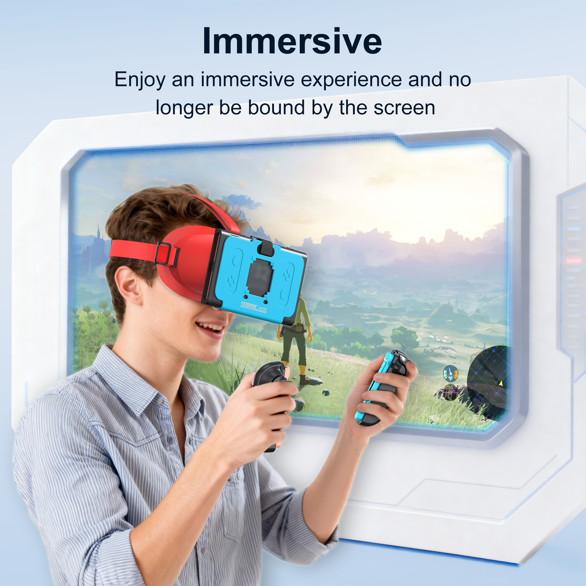 Upgraded VR Headset for Ninten - Gaming Console Headset avaliação e preço
