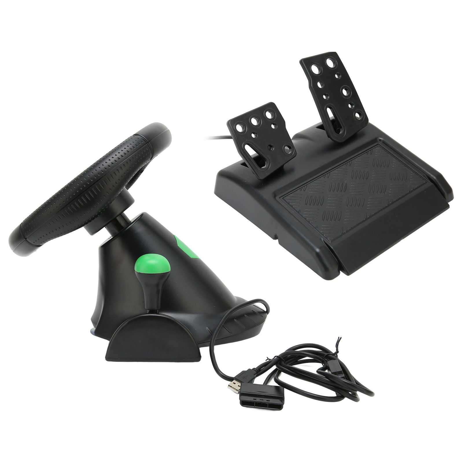PC Racing Wheel Game Steering  - Racing Pedal Set avaliação e preço